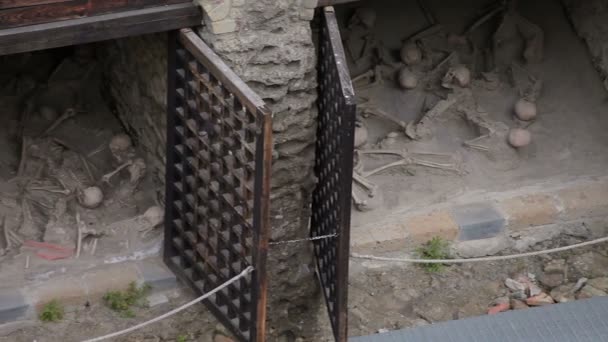 Ruïnes van Herculaneum, Italië — Stockvideo