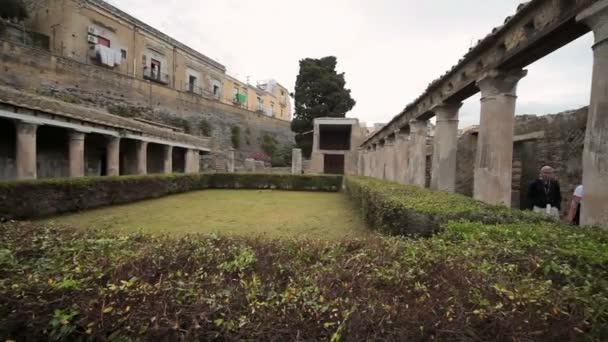 Ruinas de Herculano, Italia — Vídeos de Stock