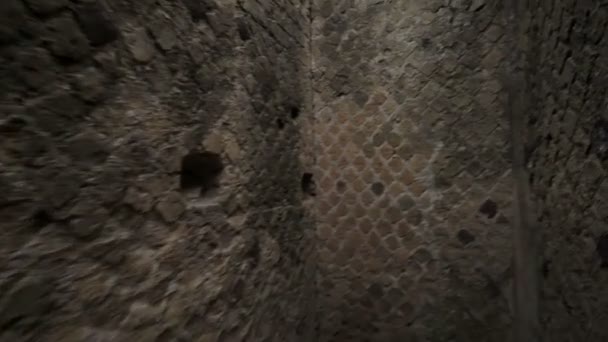 エルコラーノ遺跡、イタリアの遺跡 — ストック動画