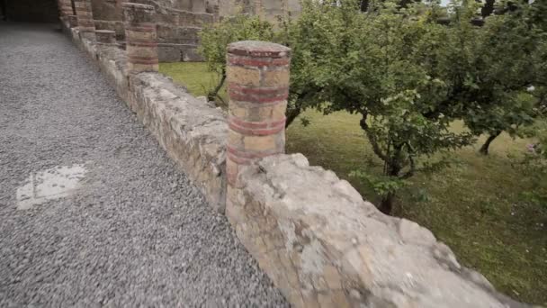 Ruinas de Herculano, Italia — Vídeo de stock