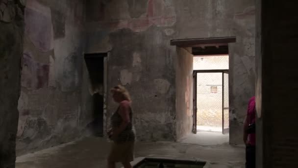 Ruinerna av Herculaneum, Italien — Stockvideo