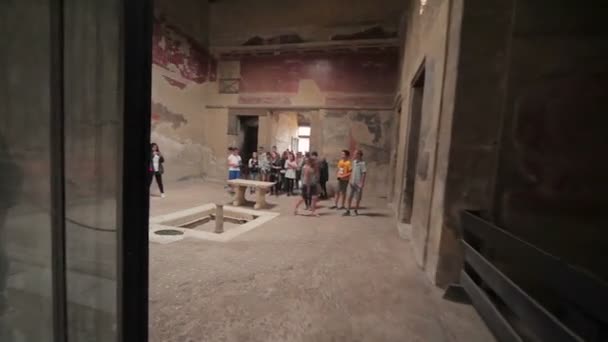 Ruínas de Herculano, Itália — Vídeo de Stock