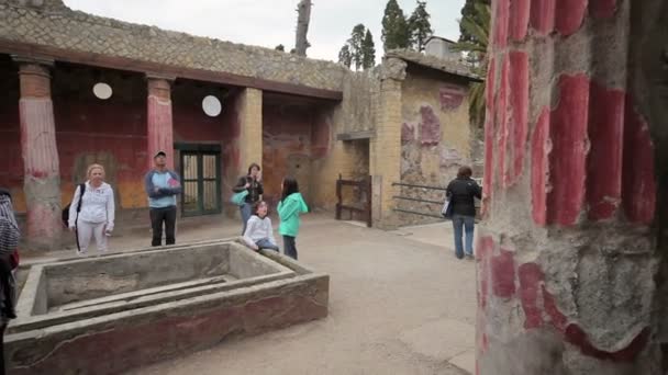 Rovine di Ercolano, Italia — Video Stock