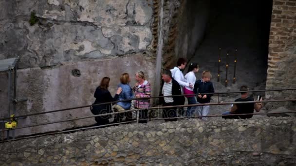 Ruiny města Herculaneum, Itálie — Stock video