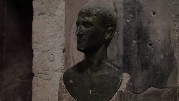 Ruïnes van Herculaneum, Italië — Stockvideo