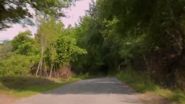 Rural roads of Italy — Stock Video