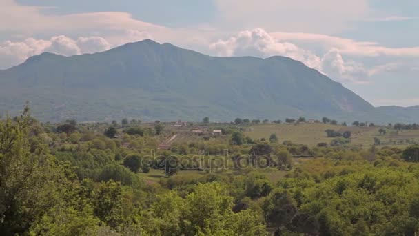 Panorama över landskapet — Stockvideo