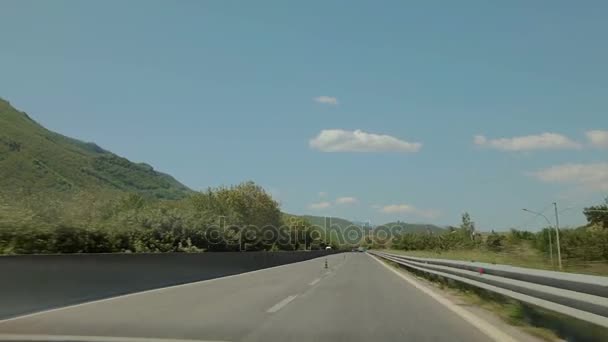 Autotravel do miasta Sorrento — Wideo stockowe