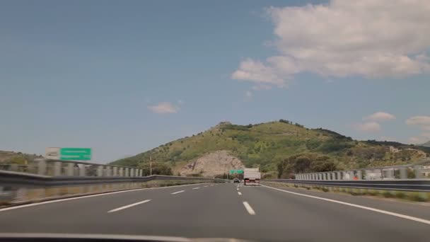 Autoviaggio per la città di Sorrento — Video Stock