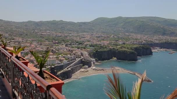 Stad Sorrento Italië — Stockvideo