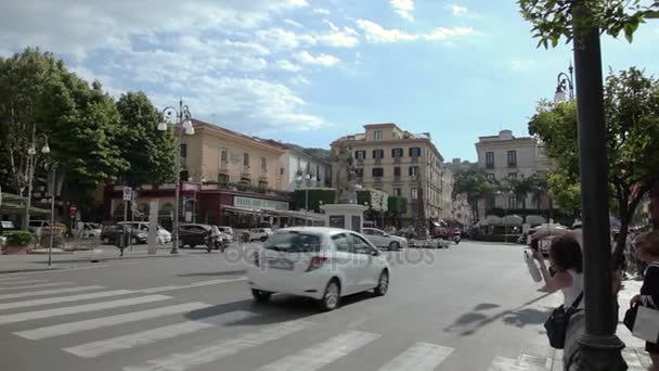 Stad Sorrento Italië — Stockvideo