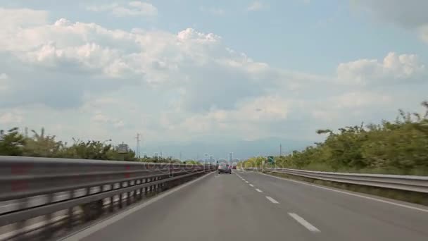 Benevento şehir için Autotravel — Stok video
