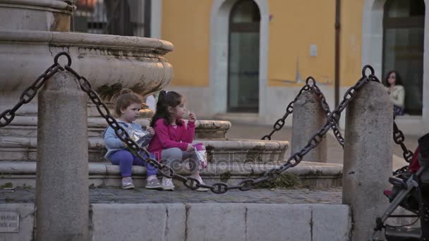 Stad Benevento, Italië — Stockvideo