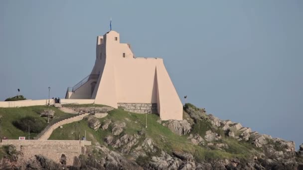 Stad Sperlonga Italië — Stockvideo