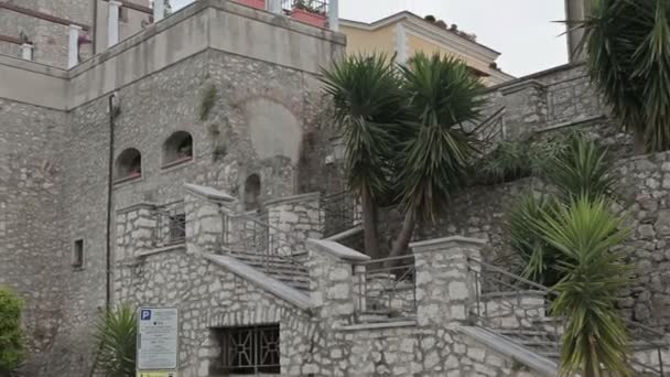 Cidade Velha Minturno Casas — Vídeo de Stock