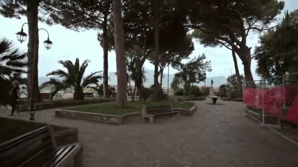 Minturno 広場。イタリア — ストック動画
