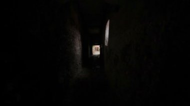 Şehir catacombs Minturno İtalya yürümek