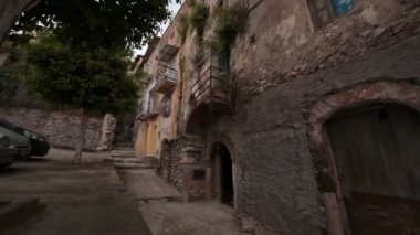 Şehir catacombs Minturno İtalya yürümek