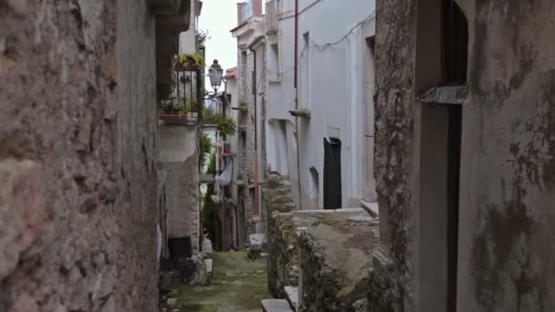 Cidade Velha Minturno Casas — Vídeo de Stock