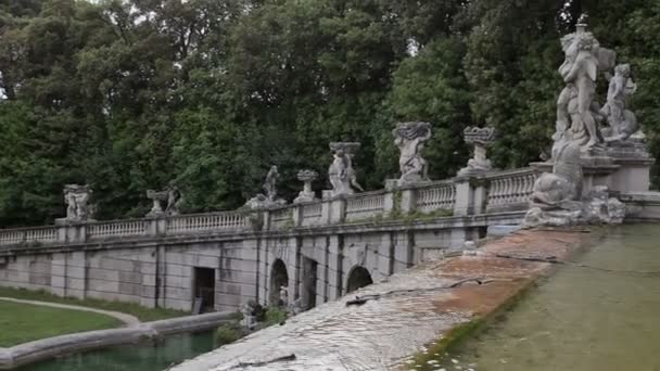 Della Reggia di Caserta. Fountain of Margarita. — 비디오