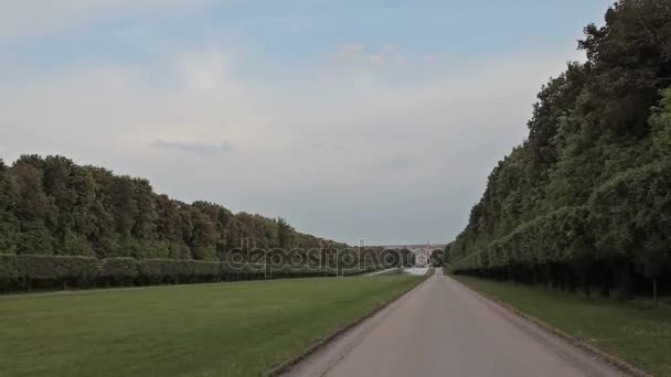 Della Reggia di Caserta. Fountain of Margarita. — Stock videók