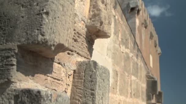 Стара фортеця музей на острові Майорка в Іспанії. — стокове відео