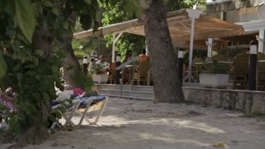 İl kasaba Costa İspanyol plajlar Blanes den. Mallorca