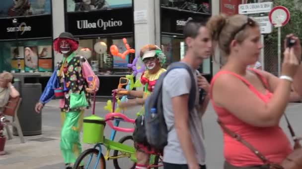 Palma de Mallorca, Las calles de la ciudad — Vídeos de Stock