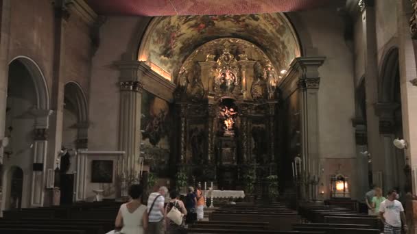 Palma de Mallorca, Parroquia de Sant Miquel — Stockvideo