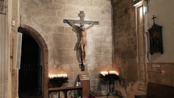 Palma de Mallorca, Parroquia de Sant Miquel — Stockvideo