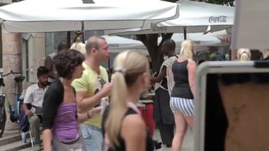 Palma de Mallorca, sokak müzisyenleri.