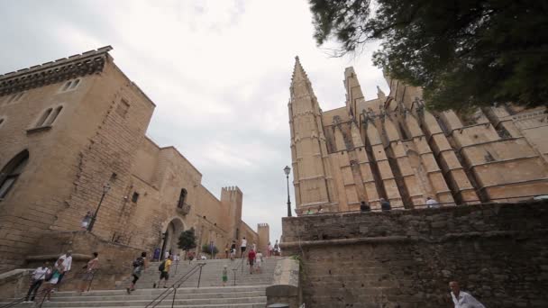 Catedral de Santa Maria Palma de Mallorca — Vídeos de Stock