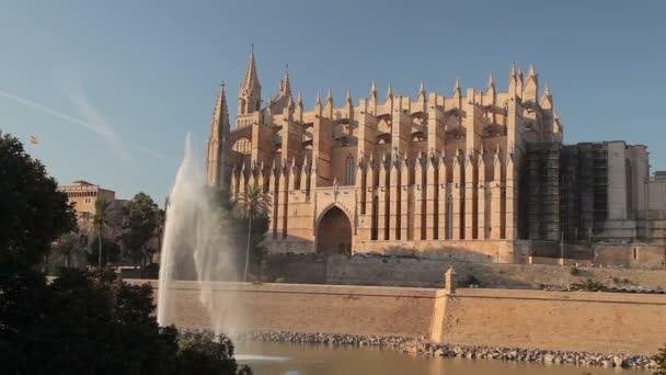 Catedral de Santa Maria Palma de Mallorca — Stock Video