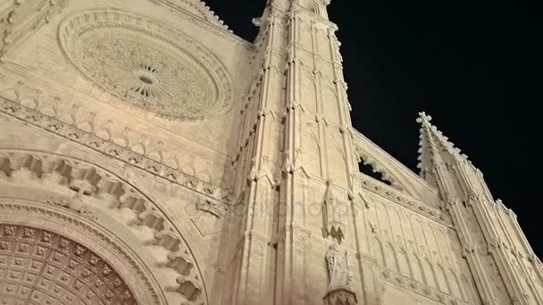 Catedral de Santa Mar a Palma de Mallorca — Stok video