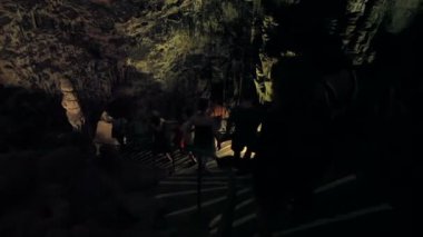 Gezi mağaraya Darta Mallorca Island üzerinde.