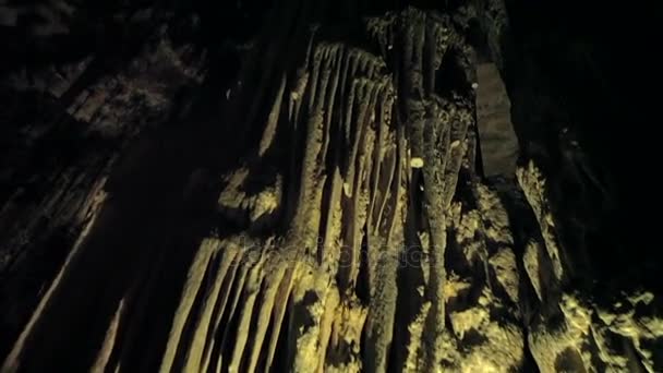 Excursion to the cave DArta on the island of Mallorca. — Stock Video