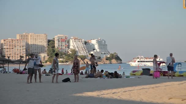 Spiagge della città di Magaluf . — Video Stock