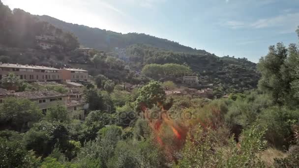 Ορεινό χωριό deia — Αρχείο Βίντεο