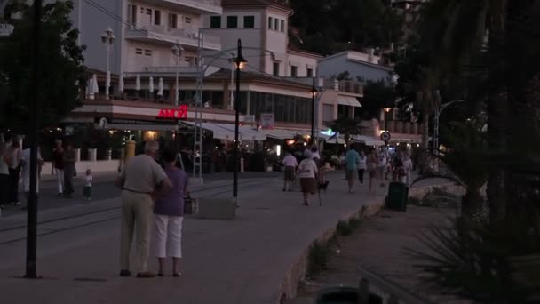 Semesterorten Puerto de Sóller — Stockvideo