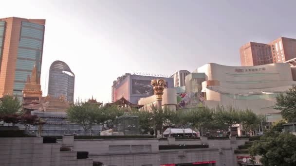 Kinesiska staden Shanghai. — Stockvideo