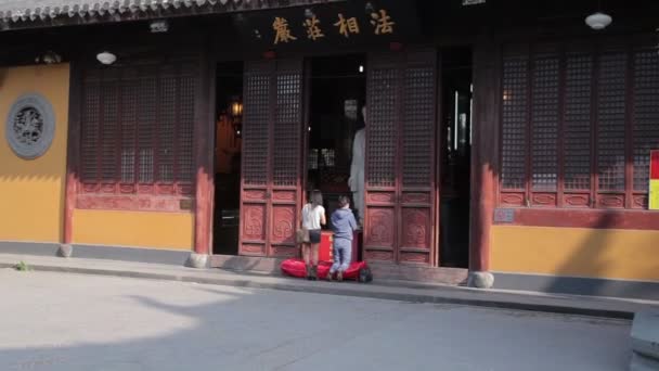 Tempio di Longhua Shanghai — Video Stock