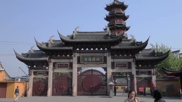 Longhua храм Шанхай — стокове відео