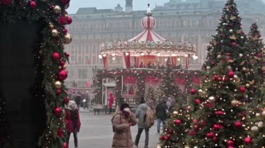 Noel ve yeni yıl Moskova'da