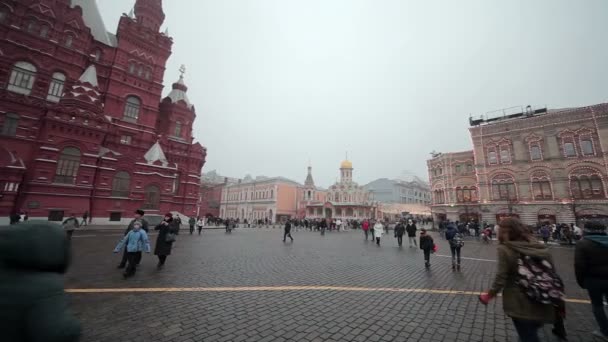 Рождество и Новый год в Москве — стоковое видео