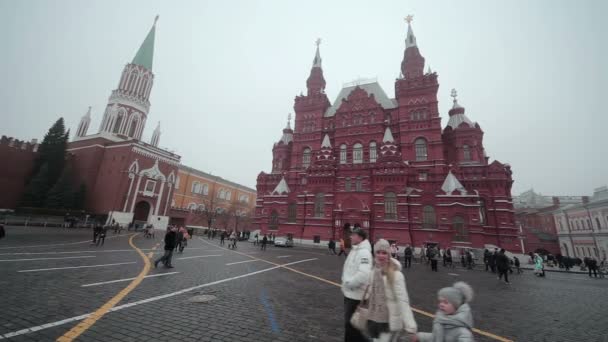 Weihnachten und Neujahr in Moskau — Stockvideo