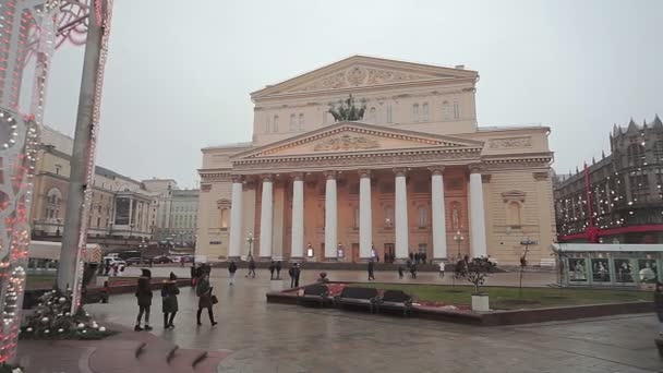 Natal e Ano Novo em Moscou — Vídeo de Stock