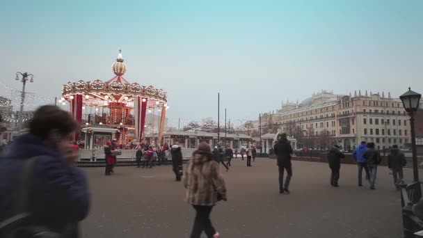 크리스마스와 새 해 모스크바에서 — 비디오