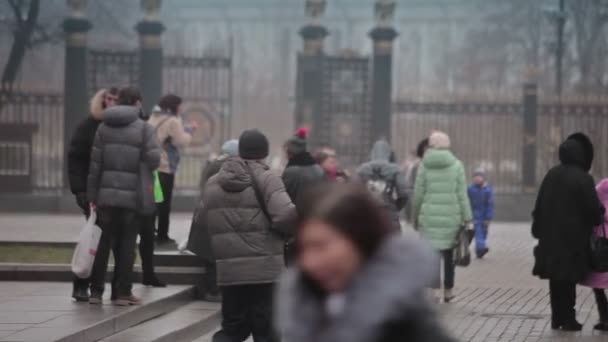 Weihnachten und Neujahr in Moskau — Stockvideo