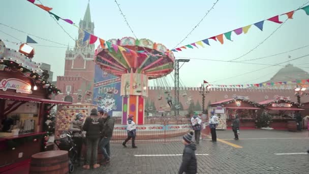 Natal e Ano Novo em Moscou — Vídeo de Stock