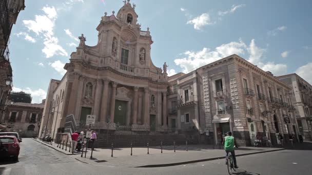 Catania 27 juli 17 eiland Sicilië, Italië — Stockvideo